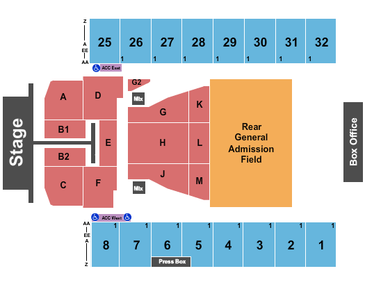 Hersheypark Stadium Seating Chart