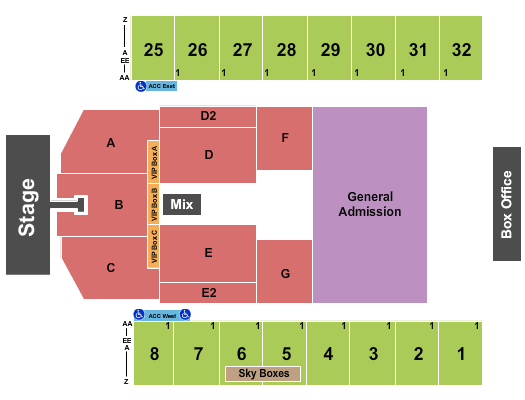 Hersheypark Stadium Stadium Tour Seating Chart