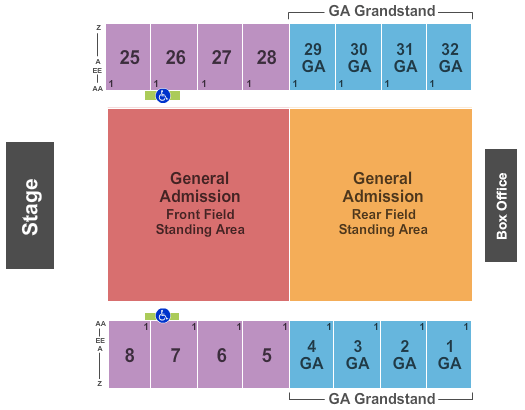 Hersheypark Stadium Twenty One Pilots Seating Chart