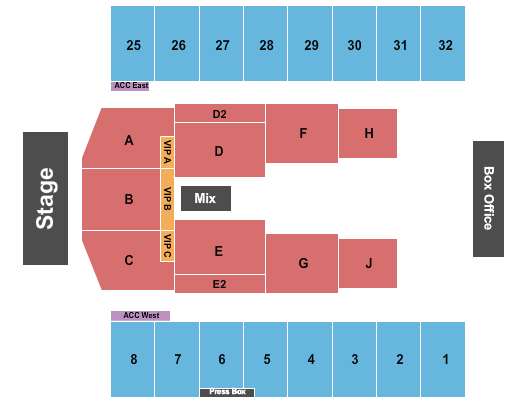 Hersheypark Stadium Endstage 3 Seating Chart