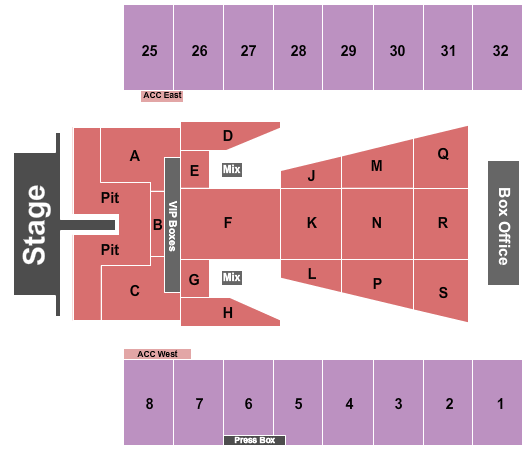 Hersheypark Stadium Foo Fighters Seating Chart