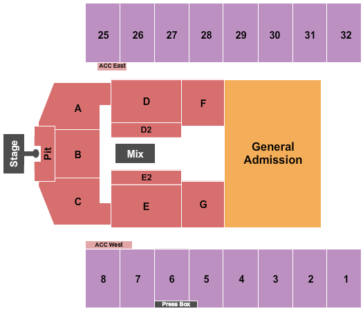 Hersheypark Stadium Nickelback 2 Seating Chart
