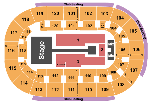 seating chart for Hertz Arena - Anuel AA - eventticketscenter.com