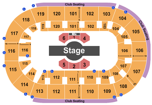 Hertz Arena Cirque du Soleil : Corteo Seating Chart