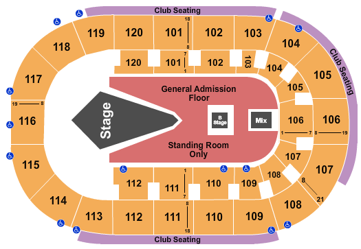 Hertz Arena Disturbed Seating Chart