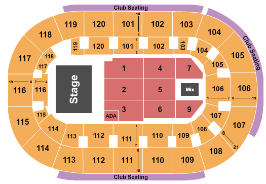 Hertz Arena Endstage 4 Seating Chart