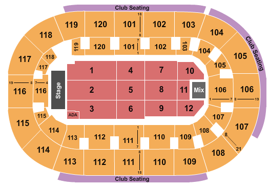 Hertz Arena Endstage 5 Seating Chart