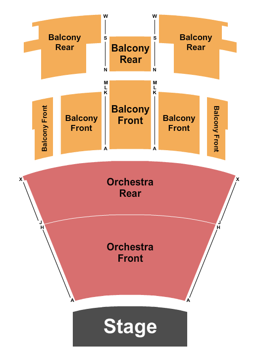 Heymann Performing Arts Center Endstage 2 Seating Chart