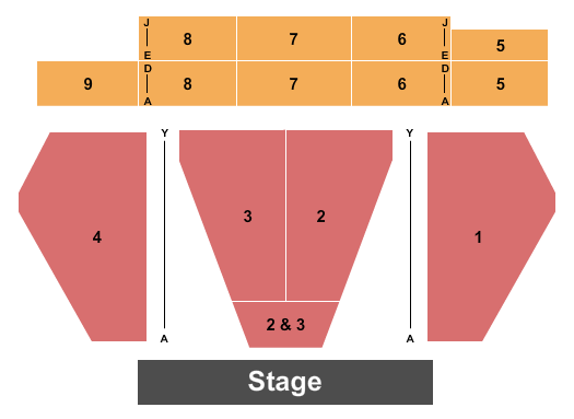 High Fine Arts Center at Lancaster Mennonite School Endstage Seating Chart