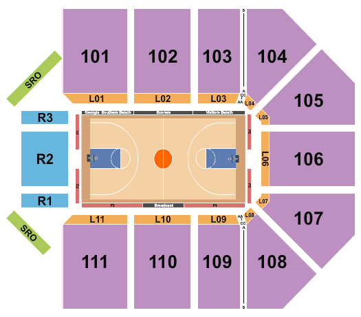 Georgia Southern Eagles vs. Johnson C. Smith Golden Bulls at Hill Convocation Center – Statesboro, GA