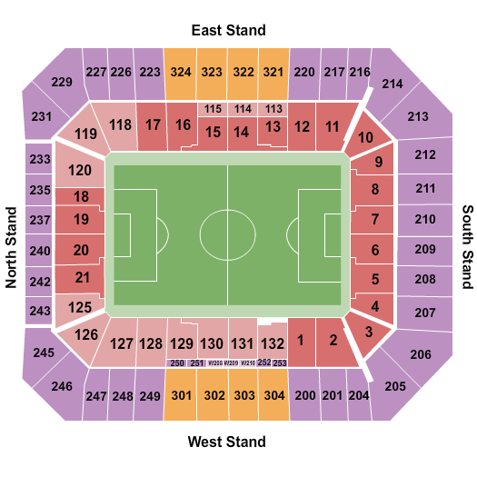 Hill Dickinson Stadium Soccer Seating Chart