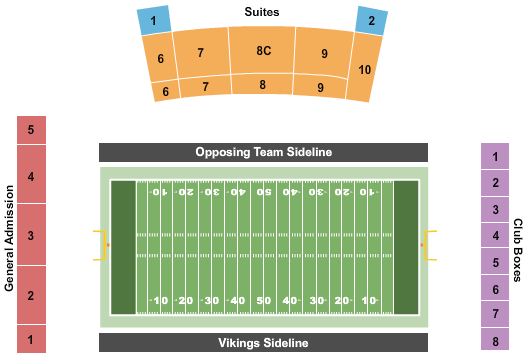 Vikings Football Stadium Seating Chart