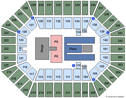 Hilton Coliseum Miranda Lambert Seating Chart