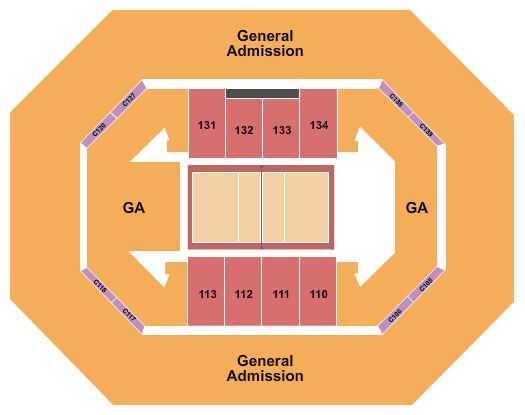 Hilton Coliseum Volleyball Seating Chart