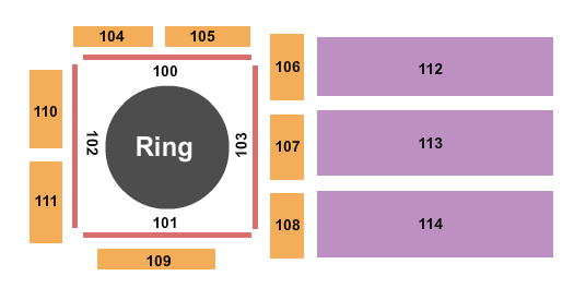 Hilton Meadowlands MMA Seating Chart
