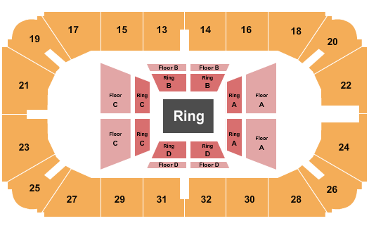 Hobart Arena All Elite Wrestling Seating Chart