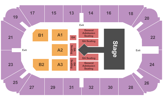 Hobart Arena Chris Tomlin Seating Chart