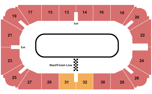 Hobart Arena Ice Racing Seating Chart