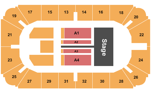 Hobart Arena Newsboys Seating Chart