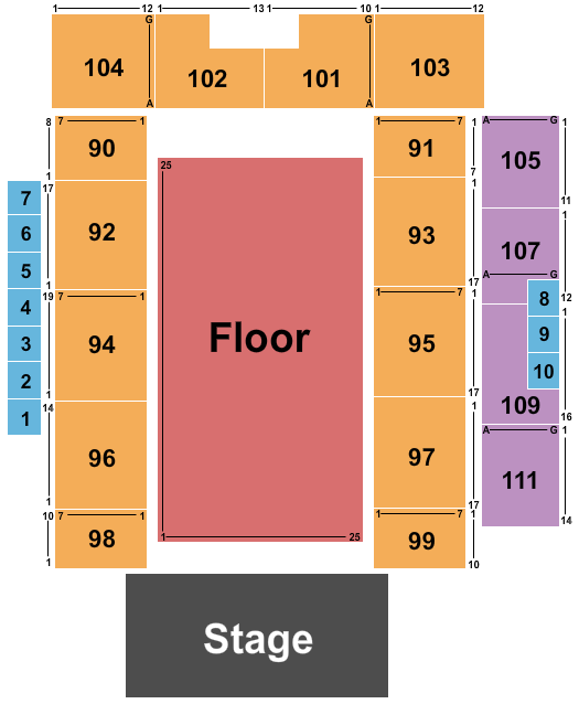 Holland Civic Center End Stage Seating Chart