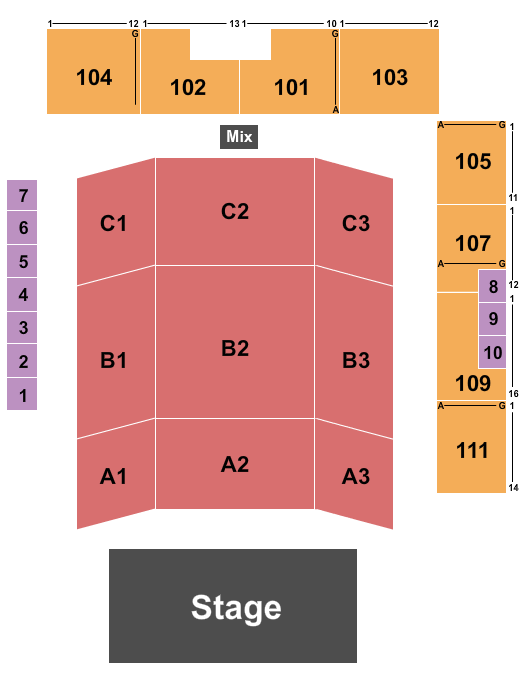 Holland Civic Center Endstage 2 Seating Chart
