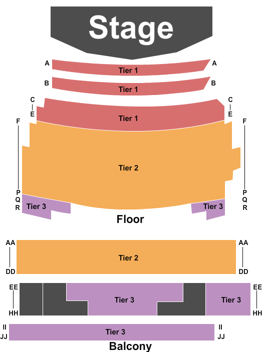 Holland Theatre - OH Judy Collins Seating Chart