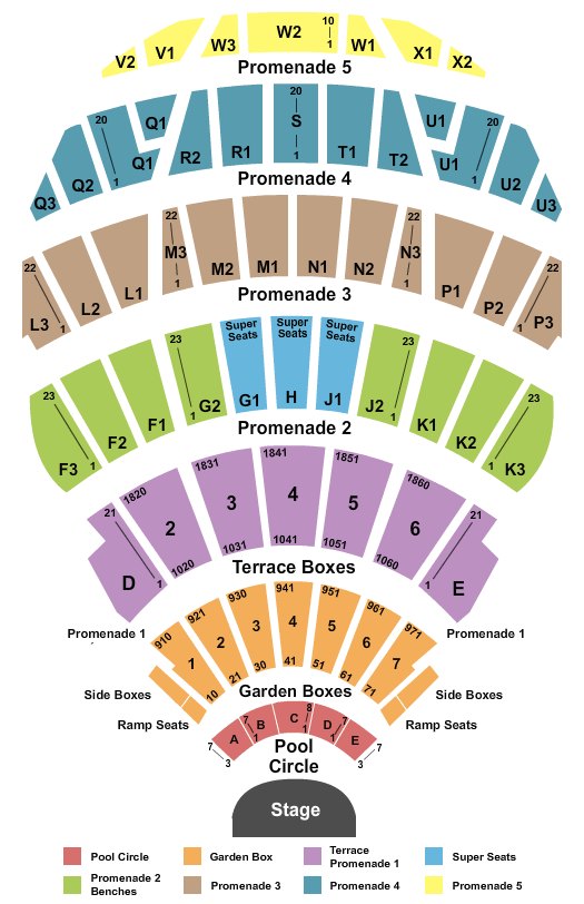 Hollywood Bowl seating chart event tickets center