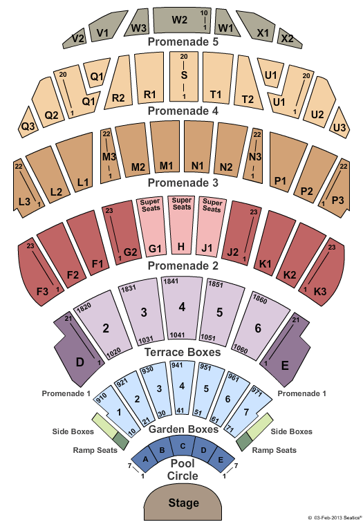 Hollywood Bowl Endstage 2 Seating Chart