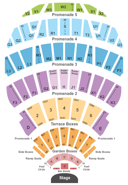 Hollywood Bowl NKOTB Seating Chart
