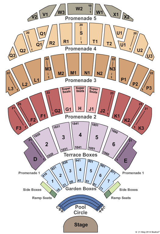 Hollywood Bowl Bowl Seating Seating Chart