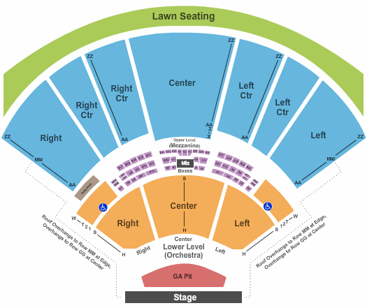 Hollywood Casino Amphitheatre - MO DMB - IntZone Seating Chart