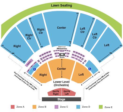 Hollywood Casino Amphitheatre Maryland Heights Seating Chart