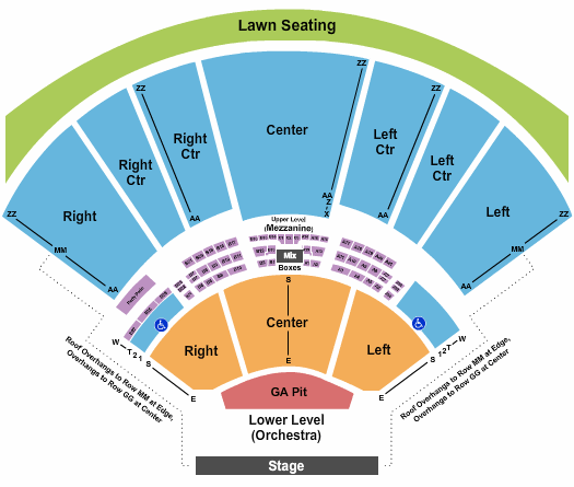 Hollywood Casino Amphitheatre - MO Endstage Pit 2 Seating Chart