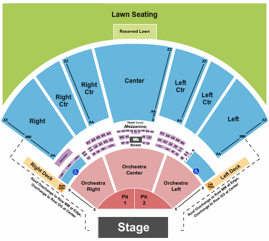 Hollywood Casino Amphitheatre - MO Endstage Pit 1&2 Seating Chart