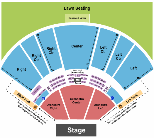 Hollywood Casino Amphitheatre - MO Rod Stewart Seating Chart