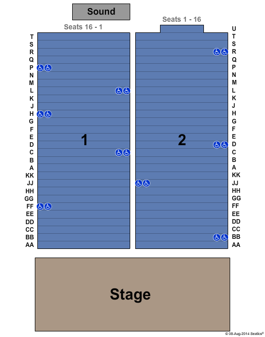 Hollywood Casino at Charles Town Races End Stage Seating Chart