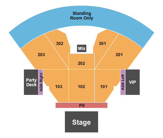 Hollywood Casino at Penn National Race Course Endstage Pit 2 Seating Chart