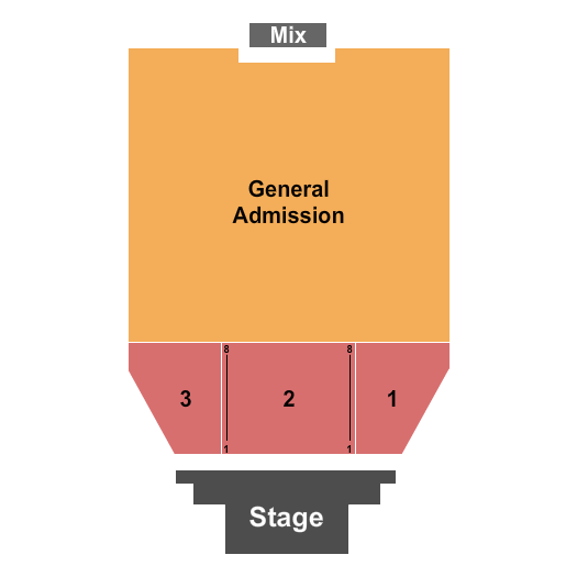 Hollywood Casino at The Meadows Endstage 3 Seating Chart