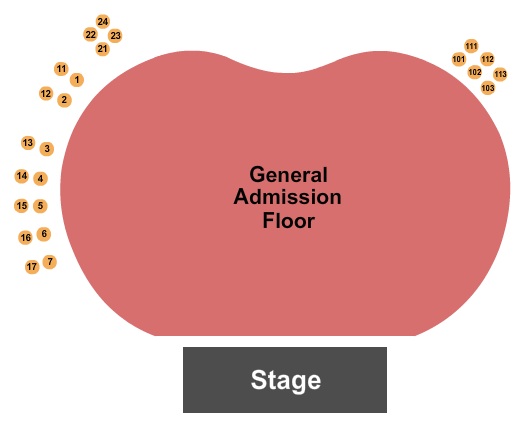 Hollywood Palladium General Admission Seating Chart