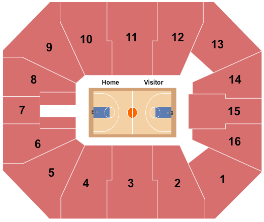 Holmes Convocation Center Basketball Seating Chart