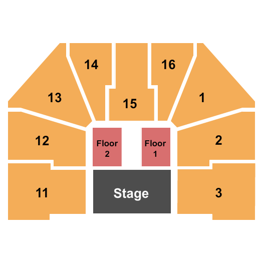 Holmes Convocation Center Endstage Seating Chart