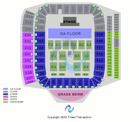 VELO Event Center - Dignity Health Sports Park Coldplay Seating Chart