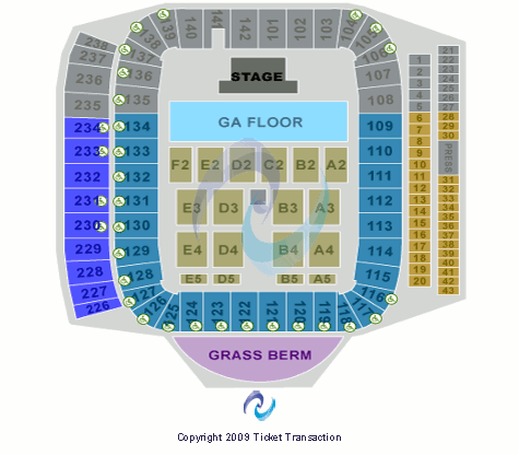 Dignity Health Sports Park - Stadium Coldplay Seating Chart