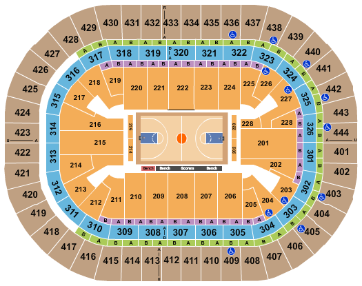 Honda Center Basketball - Globetrotters Seating Chart