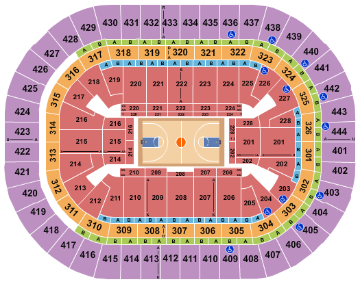 Honda Center Seating Chart - Anaheim