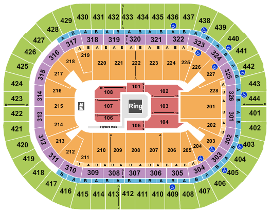Honda Center Boxing 2 Seating Chart