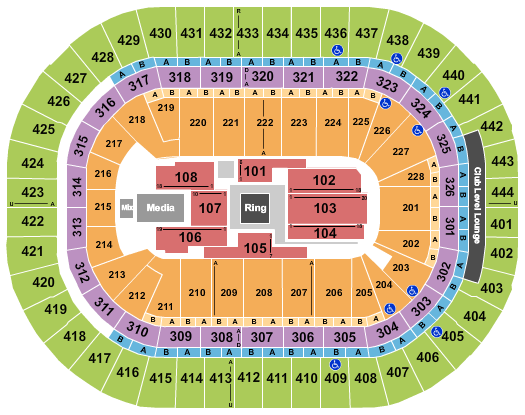 Honda Center Boxing Seating Chart