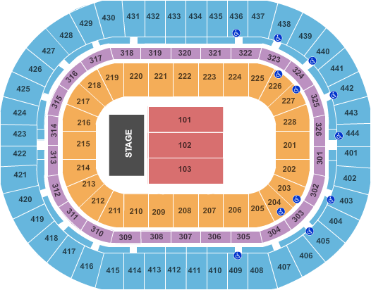 Honda Center seating chart event tickets center