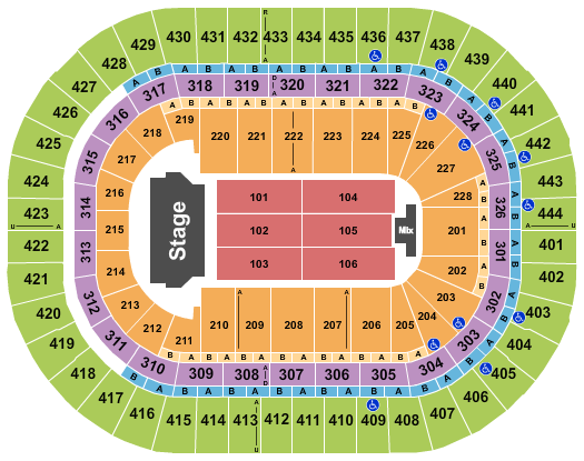 Honda Center Endstage 4 Seating Chart