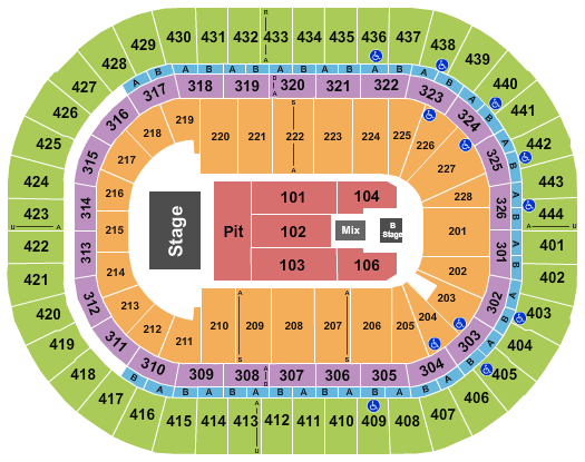 Honda Center Forrest Frank Seating Chart